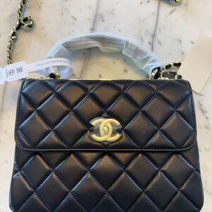 Black Quilted Shoulder Bag